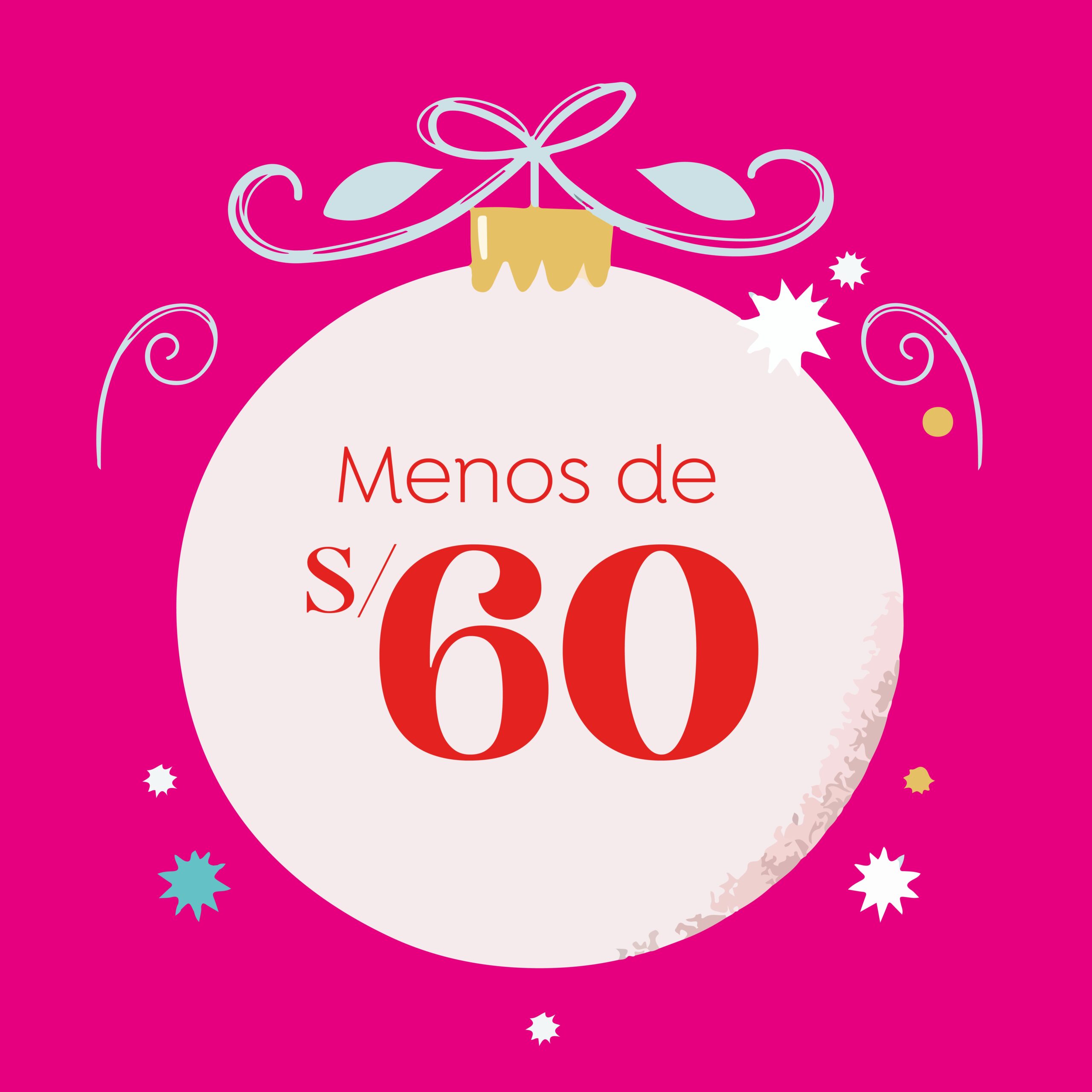 Menos de S/60
